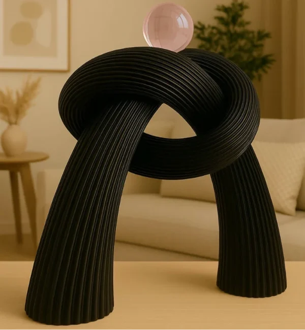 Black Abstract Knot